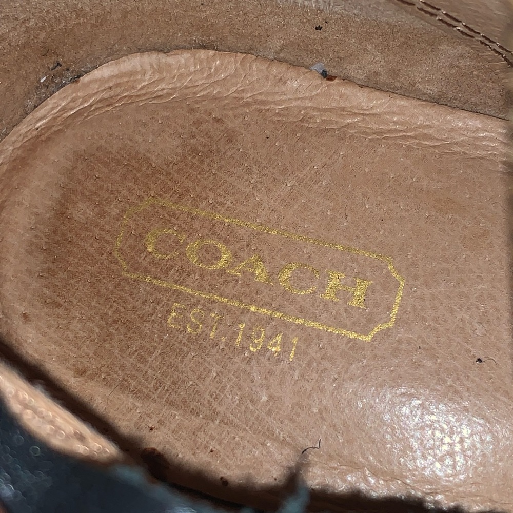 COACH Sleek Black Over The Knee High Palmera 2 Boots - Picture 15 of 16